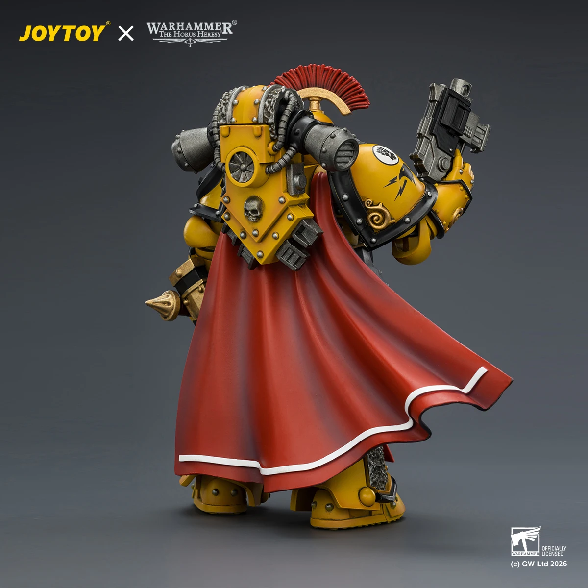 

【Pre Sale】JOYTOY Warhammer The Horus Heresy Imperial Fists Legion Praetor in Mk III Armour with Power Sword and Bolt Pistol
