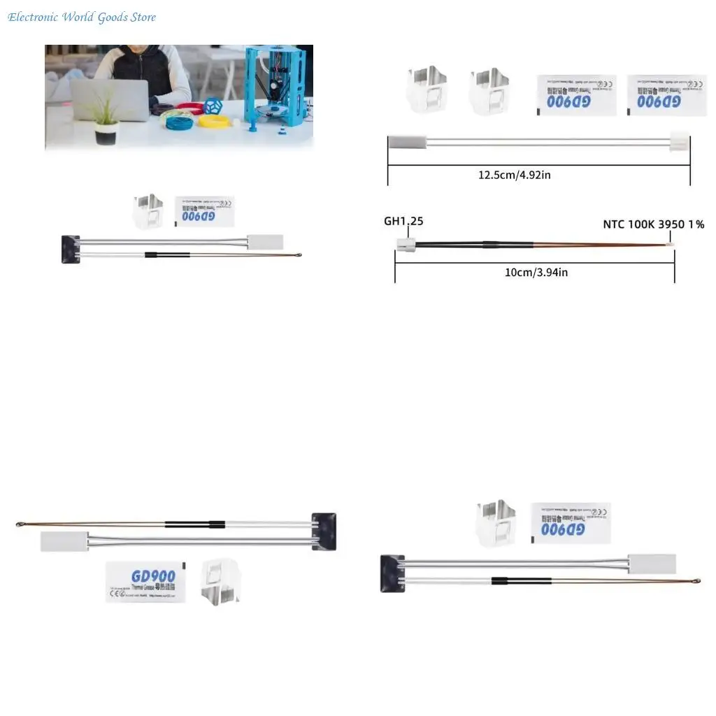 

A3PD For P1P P1S Thermistor 24V 48W Ceramic Cartridge Heater For X1 X1C 3D