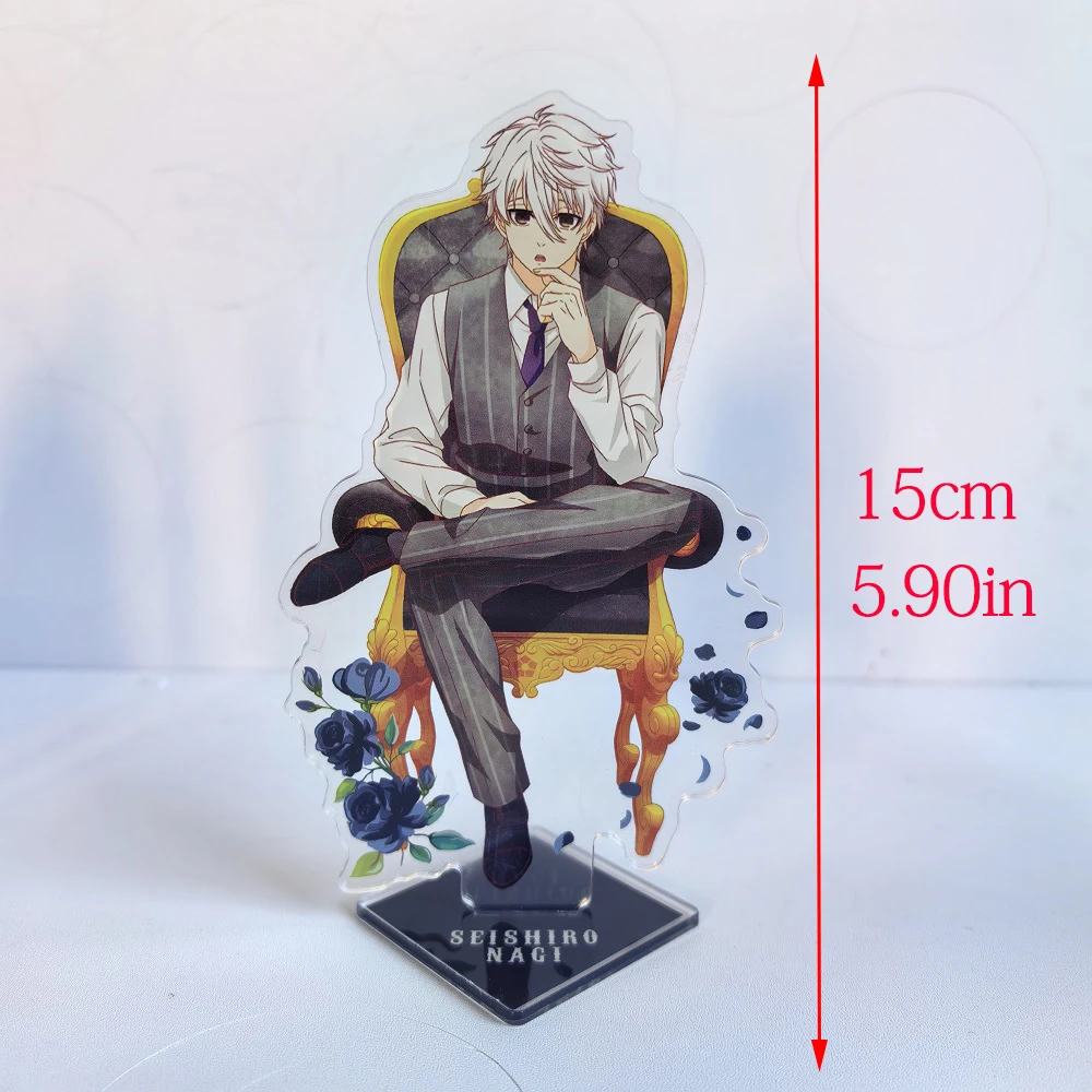 15cm Blue Lock Model Anime Peripheral Isagi Chigiri Bachira Nagi Karasu Acrylic Stand Figure Desk Ornament Anime Collection