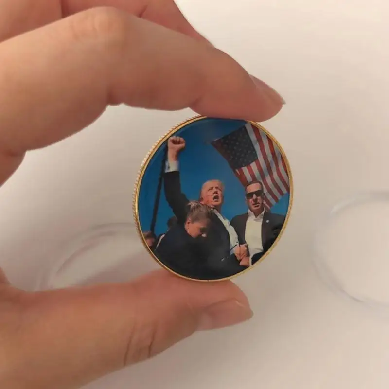 President Memorial Coin President Commemorative Coin President Election Souvenir Coin 2024 Vote Historical Collectibles