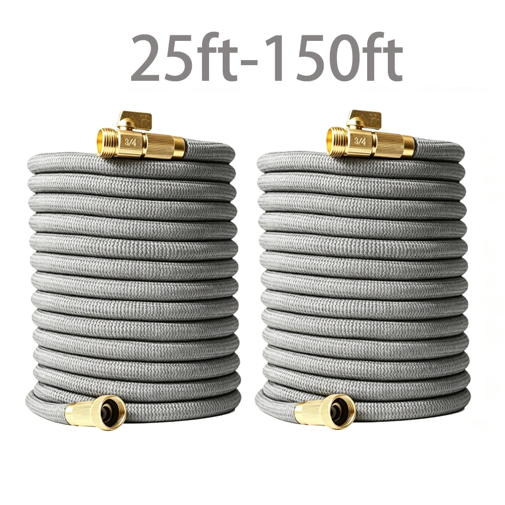 Garden Hose Expandable Magic Hose For Garden Watering And Cleaning, US EU 3/4 