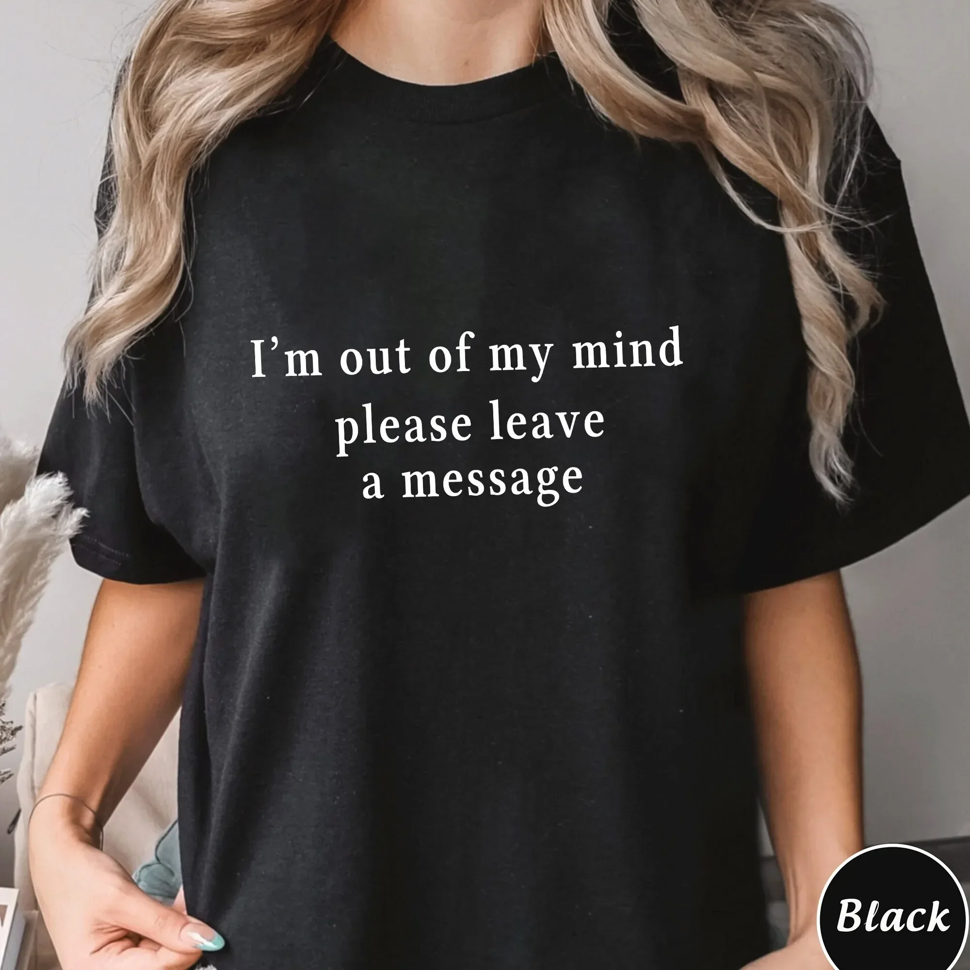 Estoy Loco, Por Favor Dejé un Mensaje, Camiseta de Moda, Sudadera Única en Tendencia