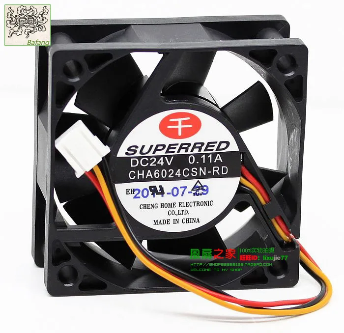 

Jinlingge для SUPERRED 6CM 24V CHA6024CSN-RD преобразователь частоты для охлаждающего вентилятора FUNAC