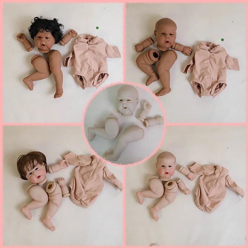 

Новые лимитированные наборы Gounchi 20 дюймов: уже окрашенные/неокрашенные заготовки, реалистичные детали для кукол Reborn DIY с тканевым телом