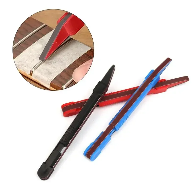 Guitar Abrasive Belt Fret Repairing Tool Guitar Grinding Protectors Polishing Machine Removal Rust Repair Part Luthier Tool