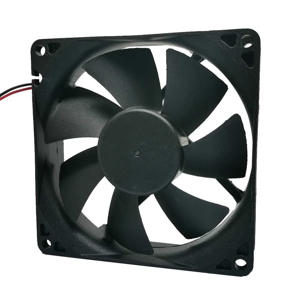 Baru untuk fan DC 12V 0,16 A 9cm 9025 kipas pendingin 9cm 2-kawat lemari anggur kulkas lemari pendingin termostat