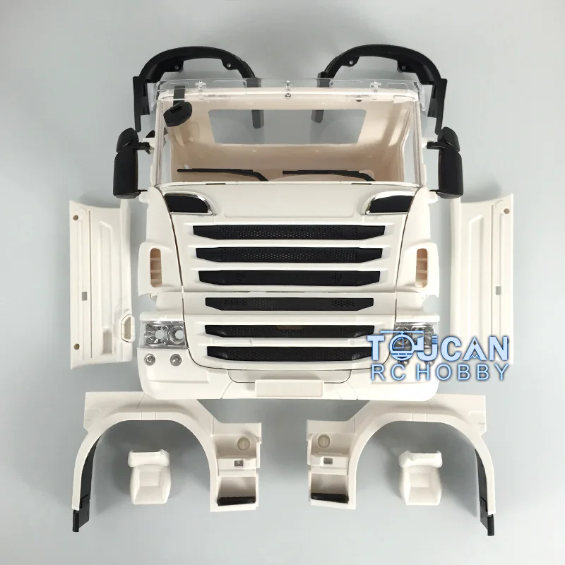 TOUCAN Plastic Highline Cabin For 1/14 RC Truck Tractor Remote Control Car Tamiyaya R730 Outdoor Toys Gift Model THZH0642