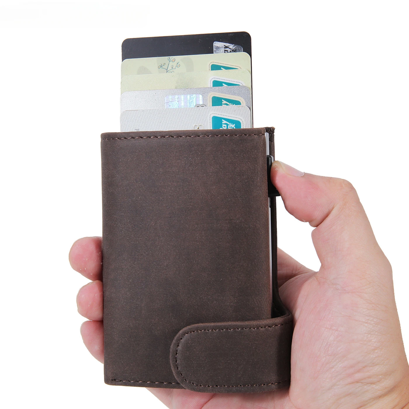 

Новые мужские кошельки из искусственной кожи, держатель для карт, тонкий волшебный смарт-кошелек, маленький короткий кошелек для монет, мужской новый кошелек для мужчин, деловой