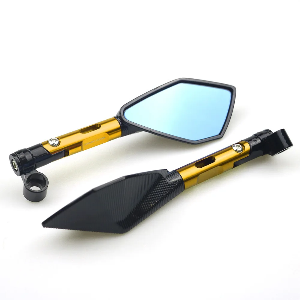 Universal New Motorcycle Rear View Mirror Sports Car Rearview Mirror CNC Aluminum Alloy Rear-view Mirrors Motorcycle Accessories