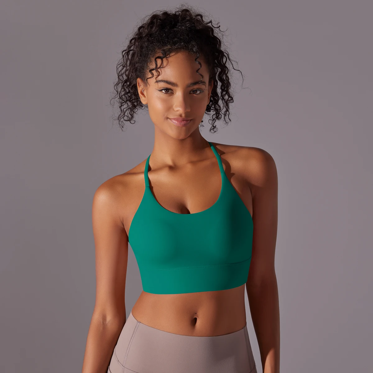 Sport-BH, weich, rückenfrei, sexy Damen-Fitness-BH, Strumpfhosen, Yoga-Weste, hohe Festigkeit, stoßfest, für Fitnessstudio, Sport-Top, Push-Up mit Brustpolster – Detail 19