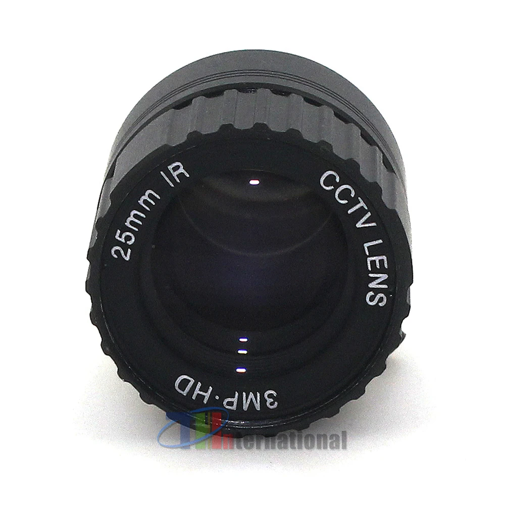 3MP 5MP 25mm CCTV CS Lens View 70m 11 Degrees 1/2" 1/2.5" F1.4 IR Fixed Iris CS Mount for Security CCD AHD IP Camera