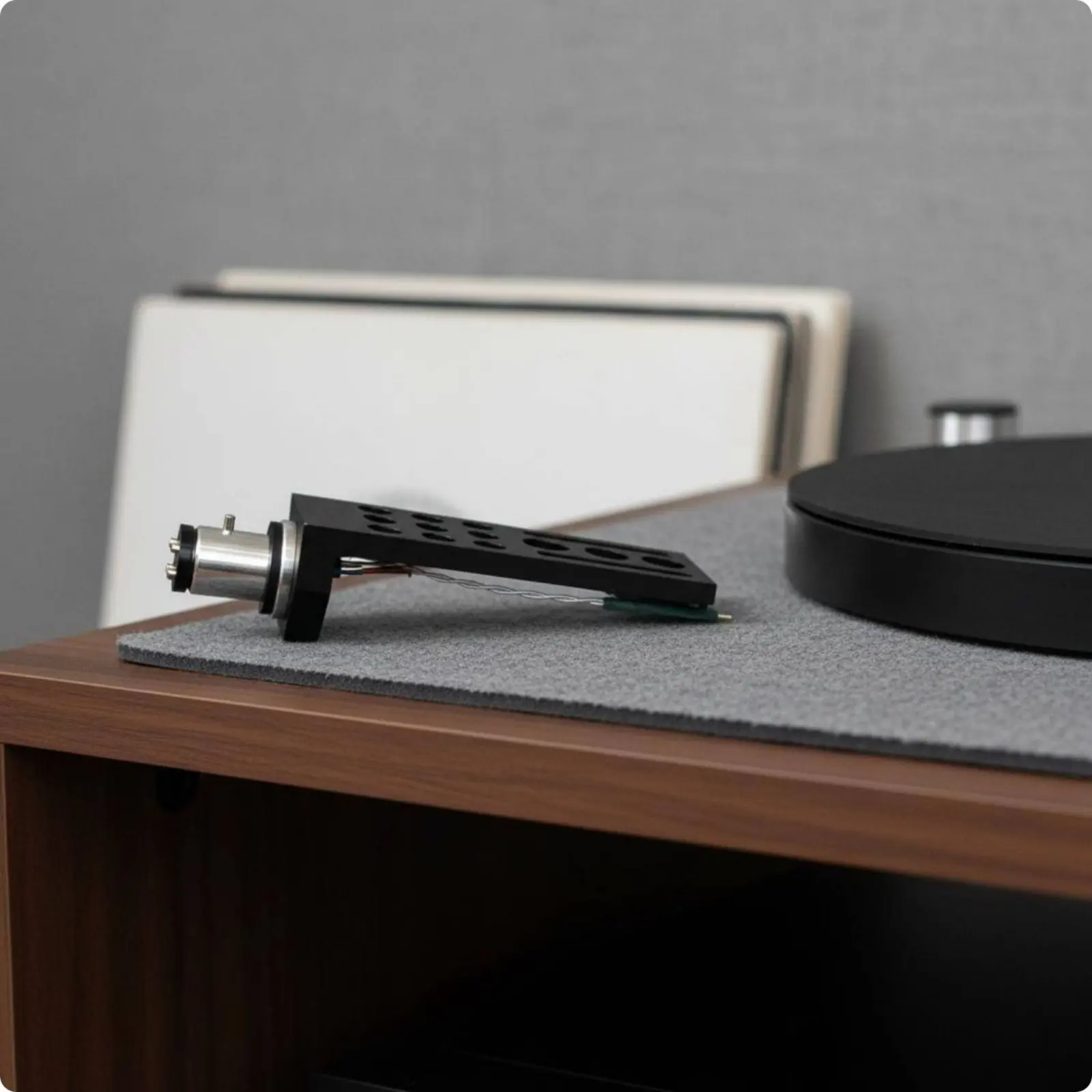

SME Headshell CNC Machined Phono Headshell Phono Cartridge Holder Silver Lead Wire Vinyl Cartridge Mount Color Coded Wires