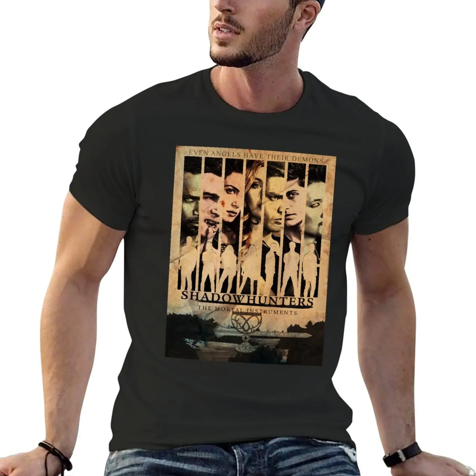 Shadowhunters - Poster #17 T-Shirt vintage t shirts hippie clothes oversized t shirt customizeds mens t shirt graphic