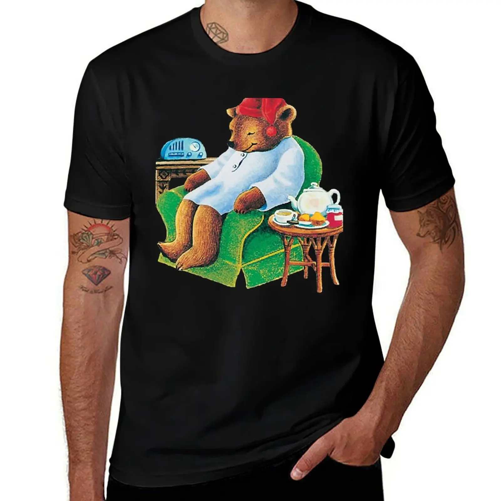 

celestial seasoning sleepytime tea bear Classic T-Shirt man graphic t shirt t shirts for man cotton T-Shirt