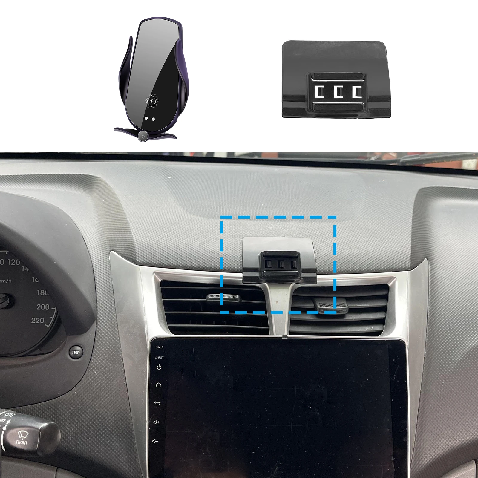 

GPS Bracket Navigation Holder for Hyundai Accent Solaris 2010 2011 2012 2013 2014 2015 2016 N Line Stand Auto Car Mobile Phone