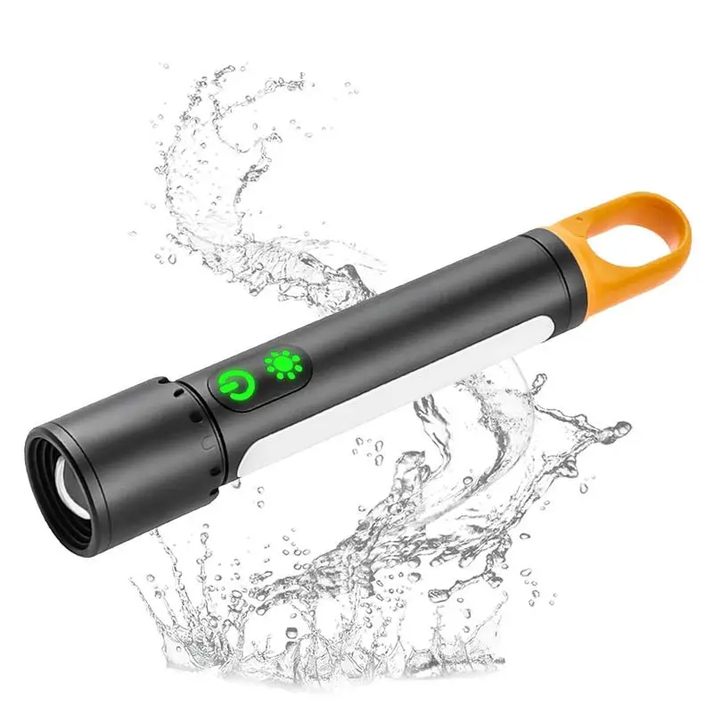 

Outdoor Flashlight Bright Portable Flash Light Zoomable Multi-functional Long-range Portable Strong Flashlight With Magnetic