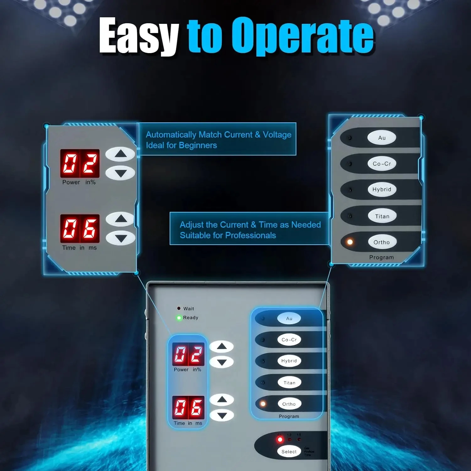 

100A Numerical Control Touch Pulse Argon Arc Spot Welder Jewelry Spot Welding Machine Portable Argon Arc Welding Machine