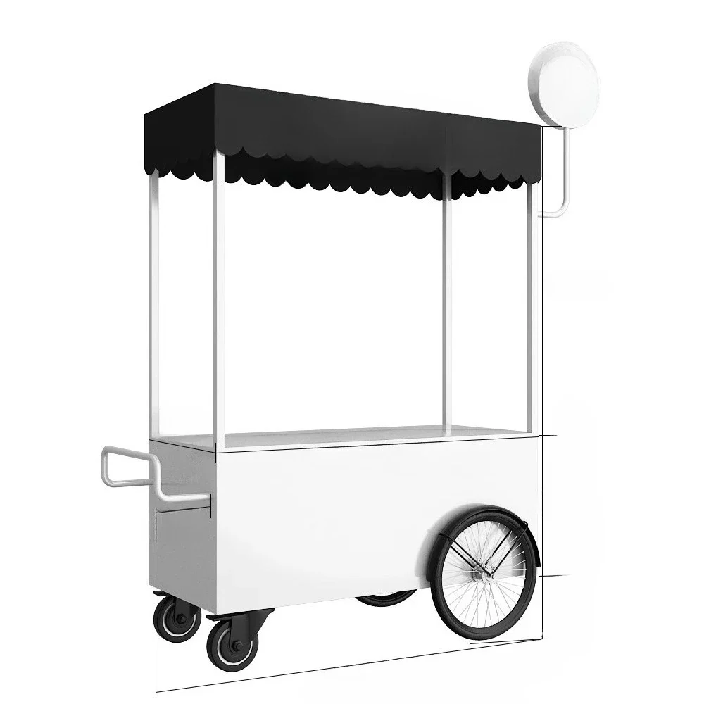 

Night market stall trolley Outdoor market float stall Snack Movable stall Food truck
