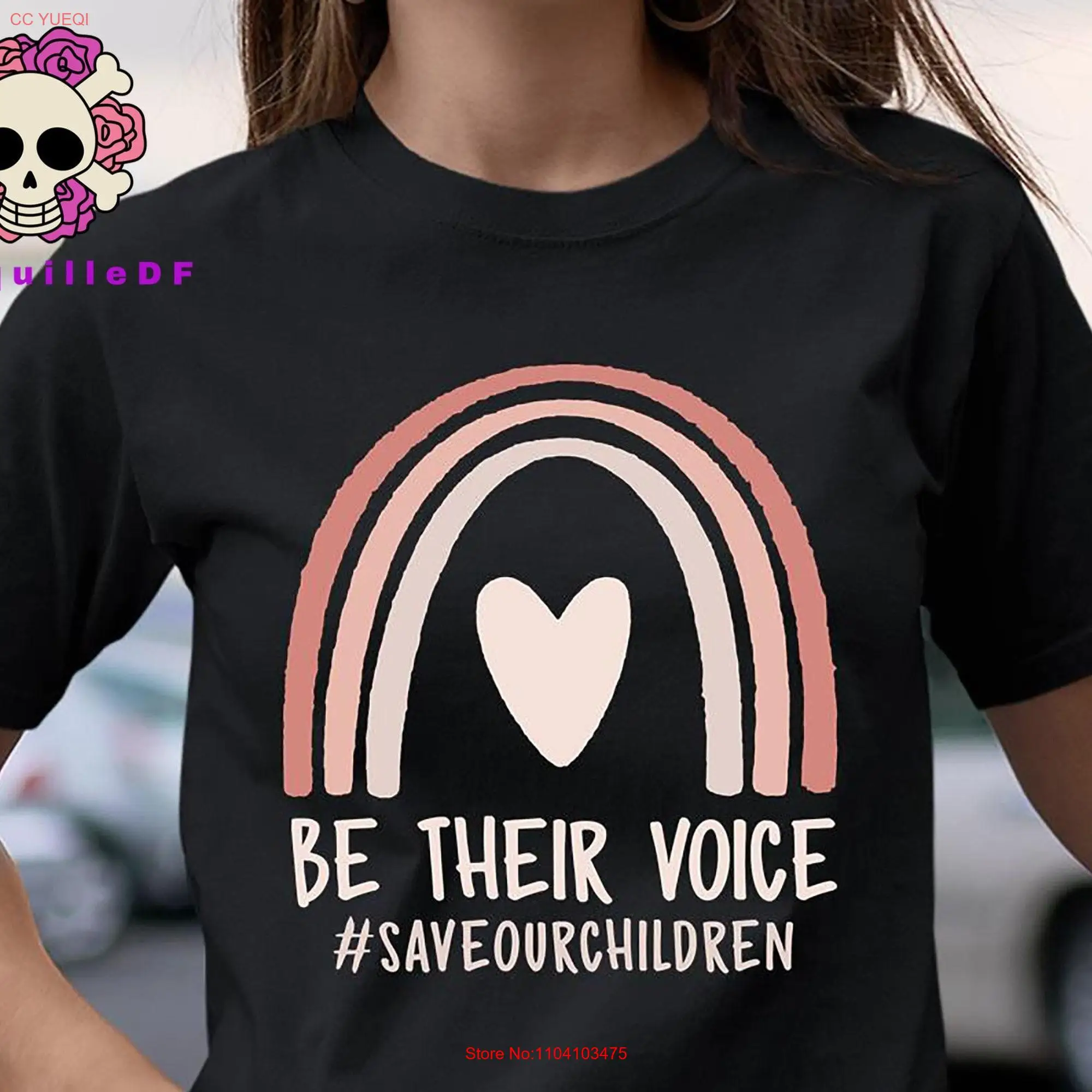 Be Their Voice Save Our Children End of Human Trafficking T Shirt Sound Freedom Mom long or short sleeves