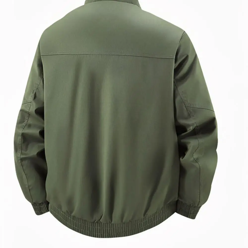 Mens Outdoor Flight Jacket For Huangjia Yihao Winter Warm Thickened Fleece Cargo Parka Loose Casual Tactical Work Coat