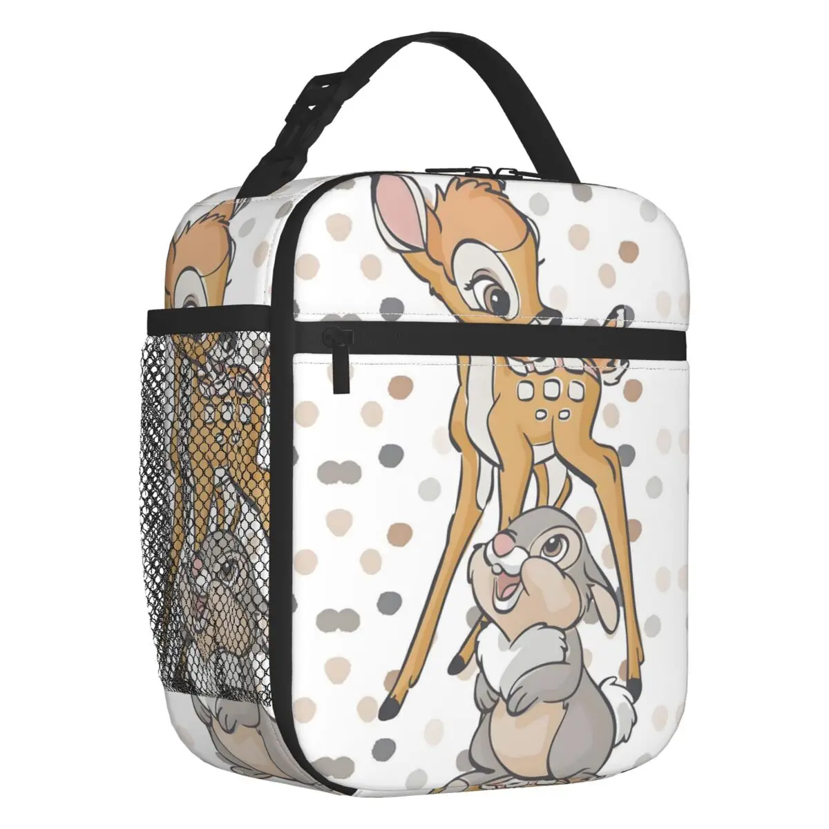 

Многоразовые коробки для завтрака с милым оленем и Бэмби, герметичный холодильник с мультяшным принтом и животными, термоизолированная сумка для обеда для детей, школьников