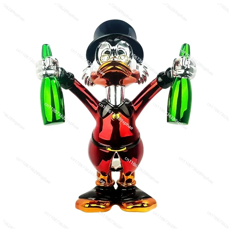 Cartoon sculpture ornament creative Internet celebrity doll living room table decoration senior housewarming gift