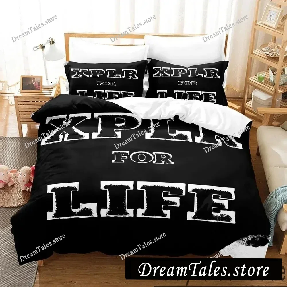 

XPLR Logo Bedding Set Duvet Cover 3d Bedding Fashion Design Decoration King Duvet Cover Set Double Bed Set Bedding Sets741