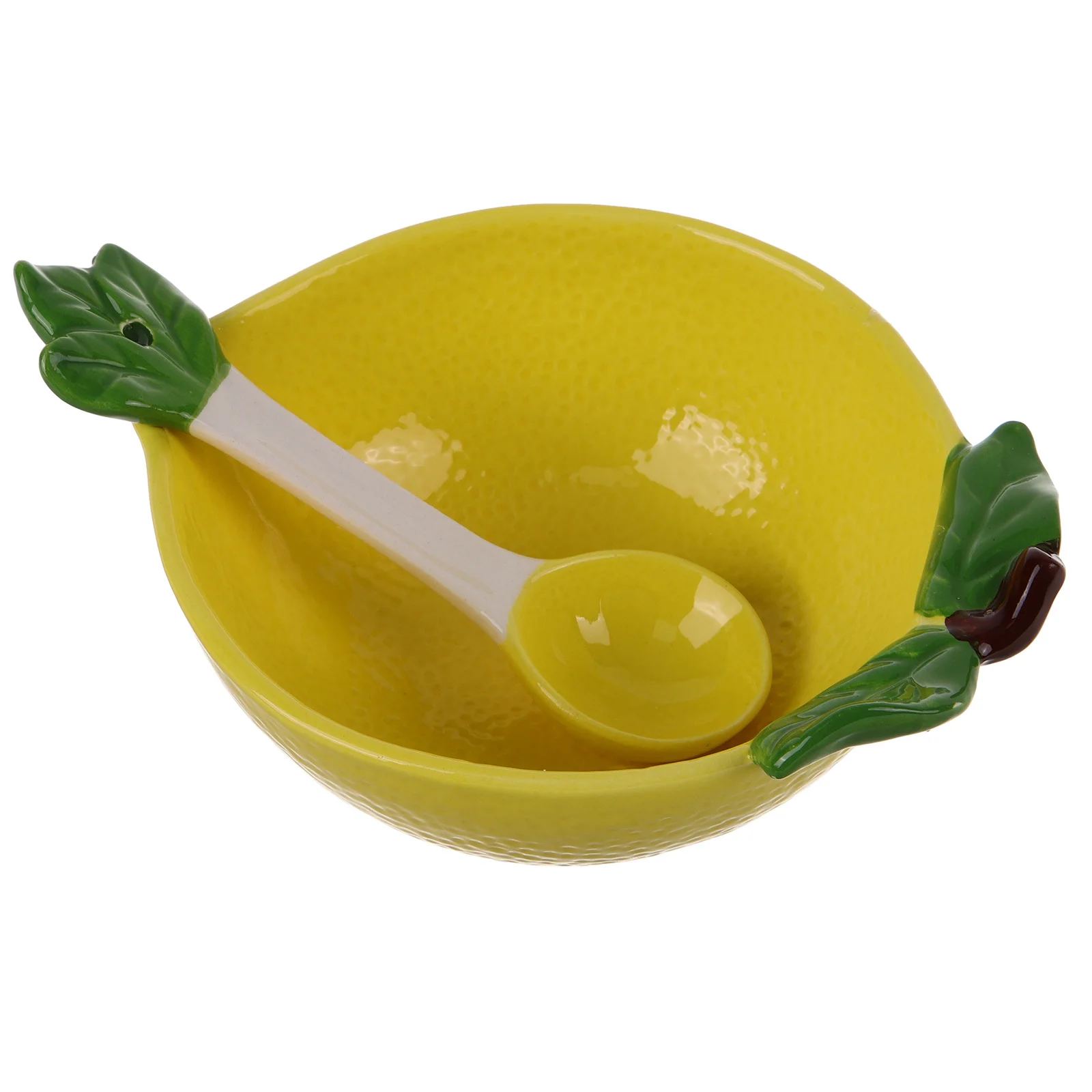 

1Set Lemon Tableware Bowl Ceramic Seasoning Dishes Salad Dessert Serving Bowl Reusable Fruit Yogurt Soup Bowls for Home Kitchen
