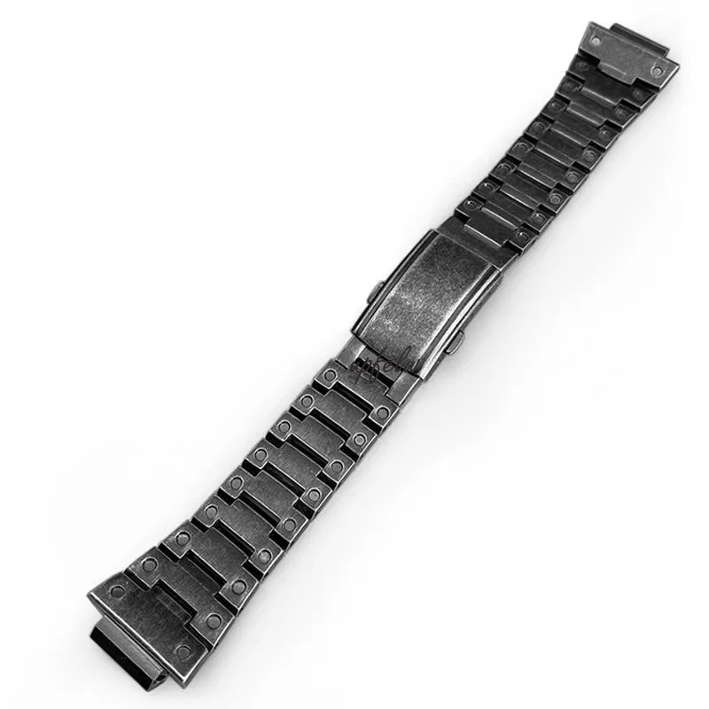 Make Old Black Gold Silver DW5600 GWB5600 Metal Bezel G5600E GWM5610 Watch Strap Band 316L Steel Case Watchband Tools