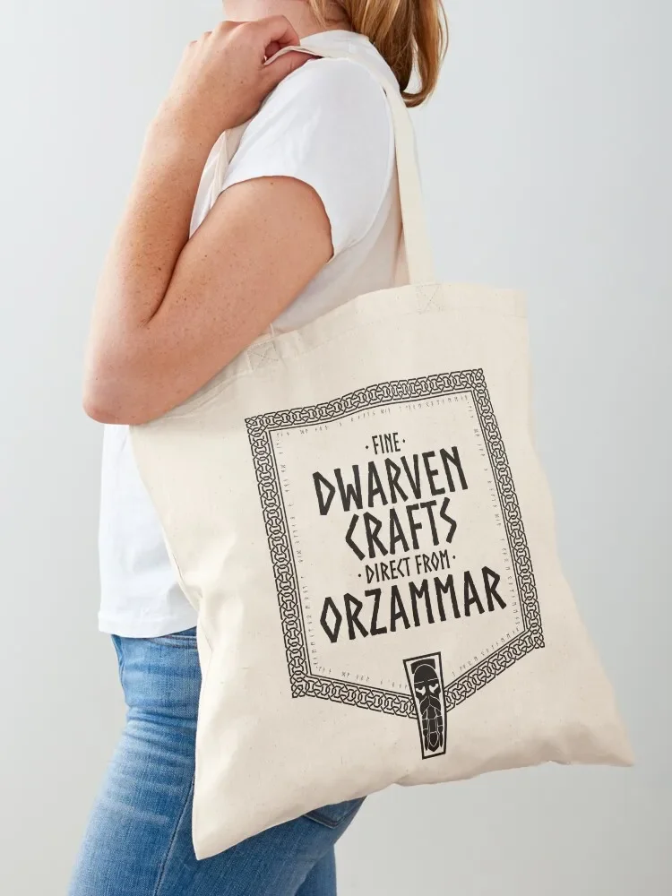 

Fine Dwarven Crafts... Tote Bag Shopping bags personalized tote bag foldable reusable bag custom bags