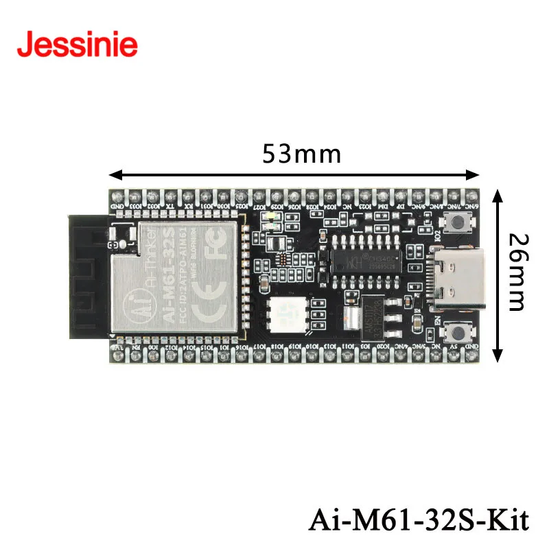 AI-M61-32S M61-32S-I 32bit RISC-V MCU Wireless WiFi 6+ BLE5.3 Combo Module 2.4GHZ BL618 M61-32S-Kit Development Board AI-M61-32S