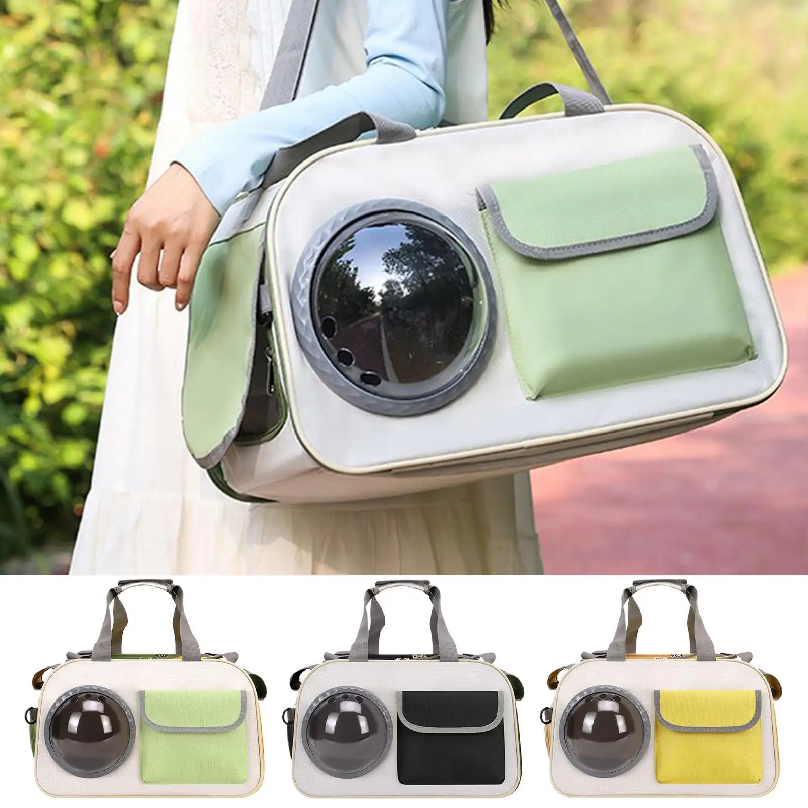 

Переноска для кошек с пузырьковым окном, сумка для котенка, дышащая дорожная переноска для котенка для кемпинга, пешего туризма, мотоцикла, автомобиля, приключений, самолета