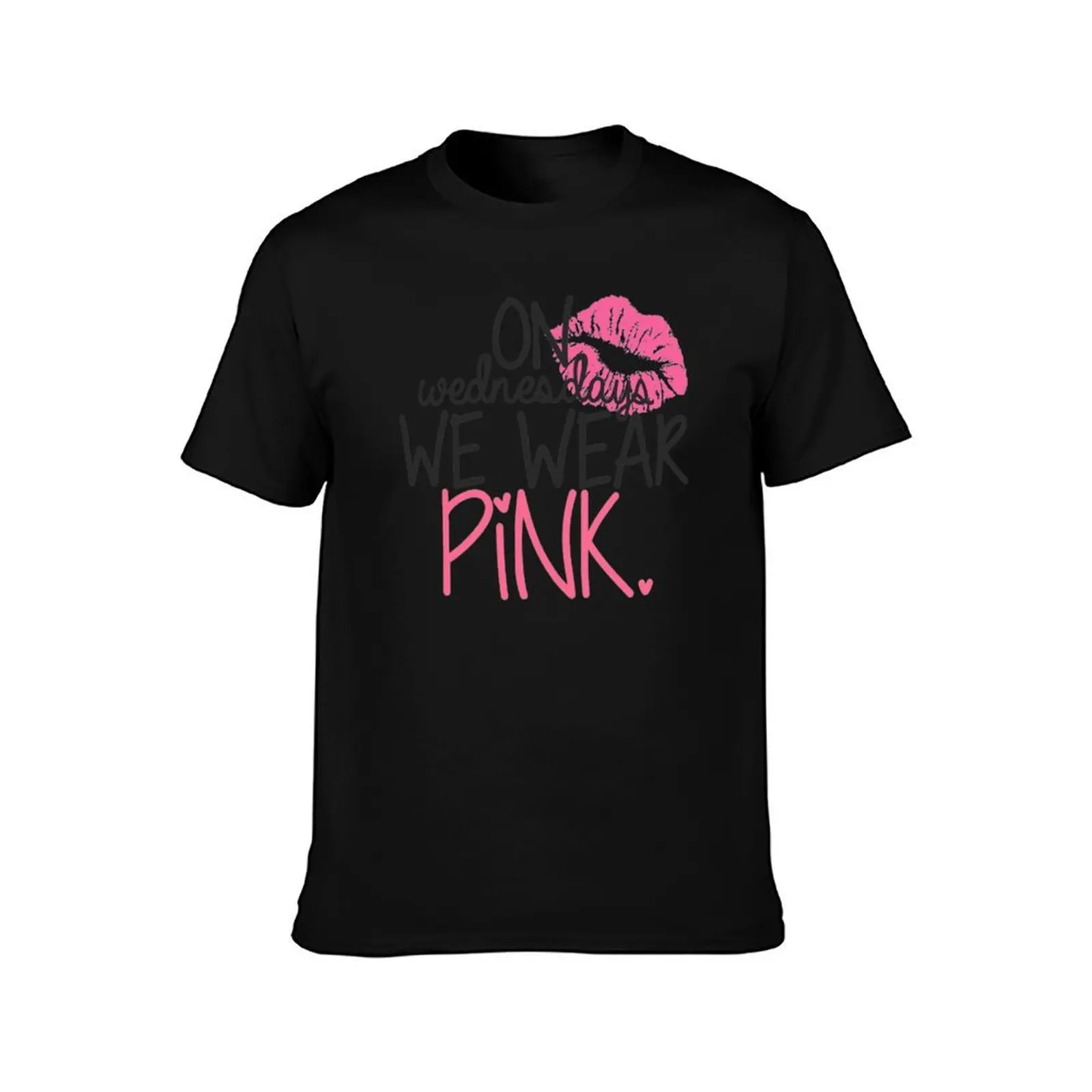 On Wednesdays We Wear Pink T-Shirt Holiday Simple Tee Shirt T-Shirt view 2