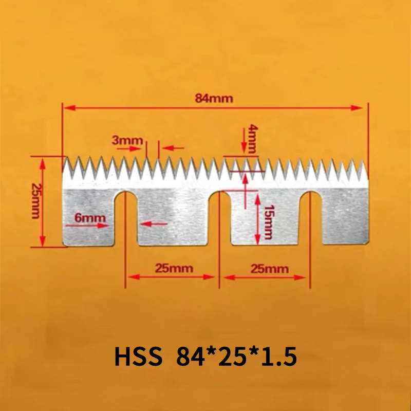 Packaging Machine Blade Serrated Packing Machine Blades Toothed Cutter Knife Serrated Blade