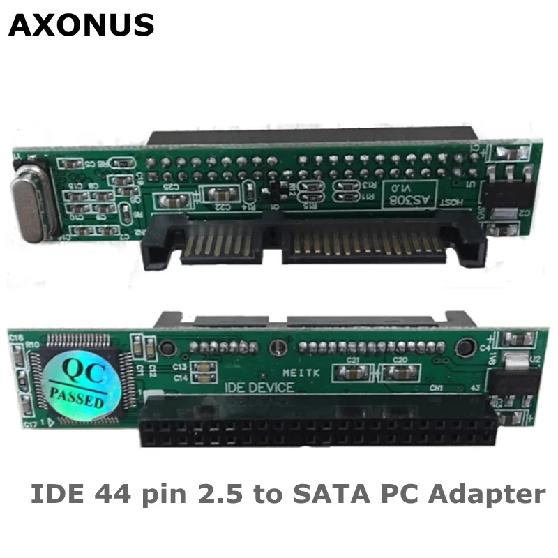 Hochwertiger IDE 44-Pin 2,5 zu SATA PC-Adapter-Konverter 1,5 Gbs serieller Adapter-Konverter ATA 133 100 HDD CD DVD serielle Festplatte