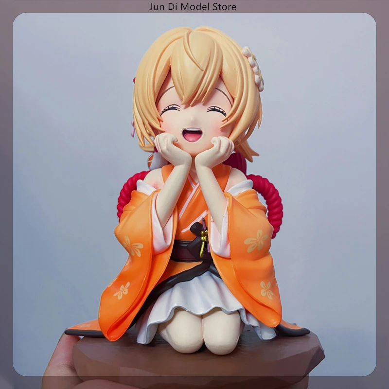 Genshin Impact Yoimiya Q Edition Game Girl Figure Model, Gk Statue, Garçons Collection, Décoration de bureau, Ornement, Jouets, Cadeaux, 14cm