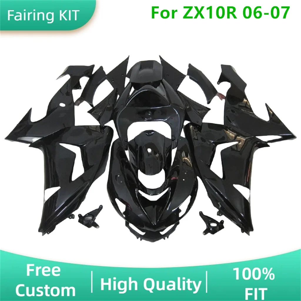 

Customize for Kawasaki Injection Mold ZX-10R 06 07 ZX 10R 2006 2007 High Quality Bodywork Fairings Set Repair Aftermarket Parts