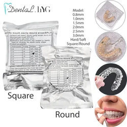 0.8/1.0/1.5/2.0/2.5/3.0mm Dental Lab Orthodontic Splint Retainer Slice Vacuum Forming Sheet Soft Hard Thermoforming Material