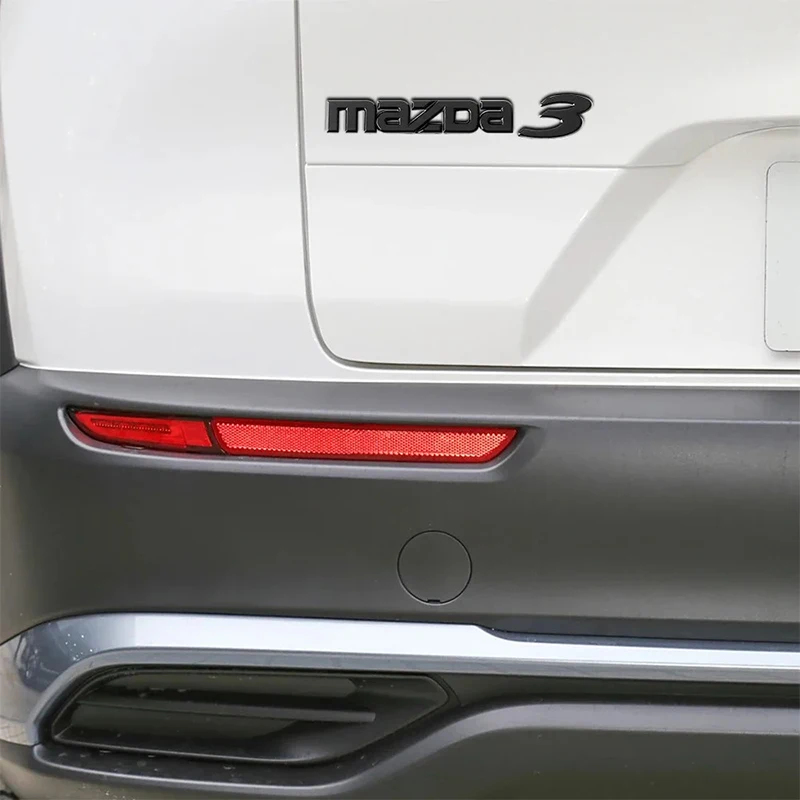 1 Stück 3D ABS Auto-Buchstaben-Emblem Aufkleber für Mazda 3 Mazda 6 - Heck-Kofferraum-Dekor Auto-Außendesign Zubehör Mazda8 – Detail 7