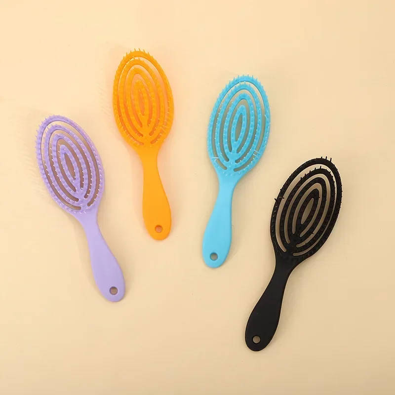 

Massage Hair Comb Salon Wet Hair Brush Women Hairdressing Styling Hair Tools Anti Detangling HairBrush Wet Dry Dual Purpose Comb