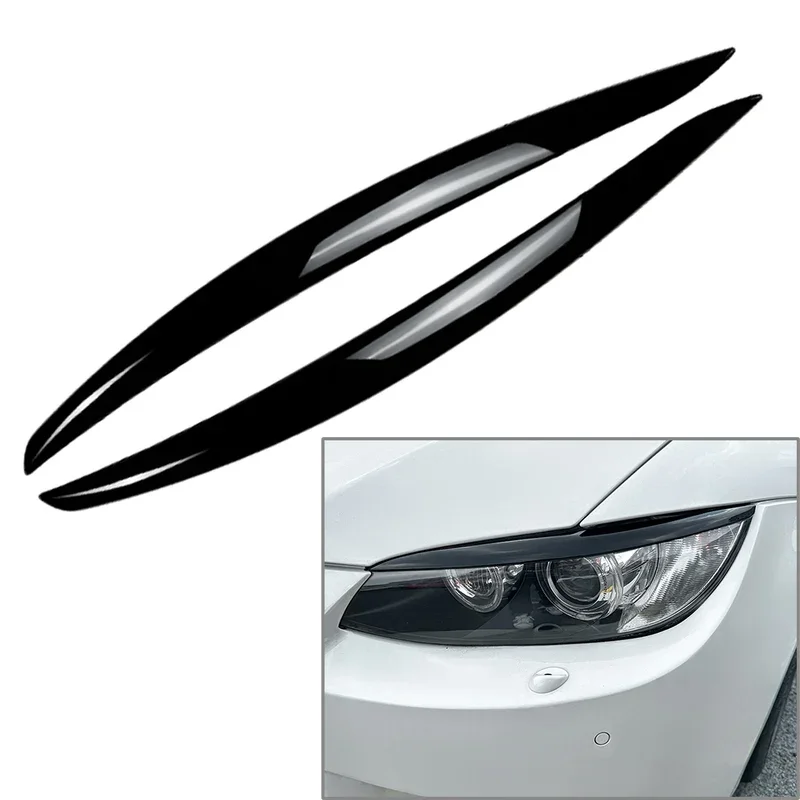 

Car headlight headlamp eyelids eyebrow cover decoration trim for BMW E92 E93 3 Series 2 door couple M3 2005-2013