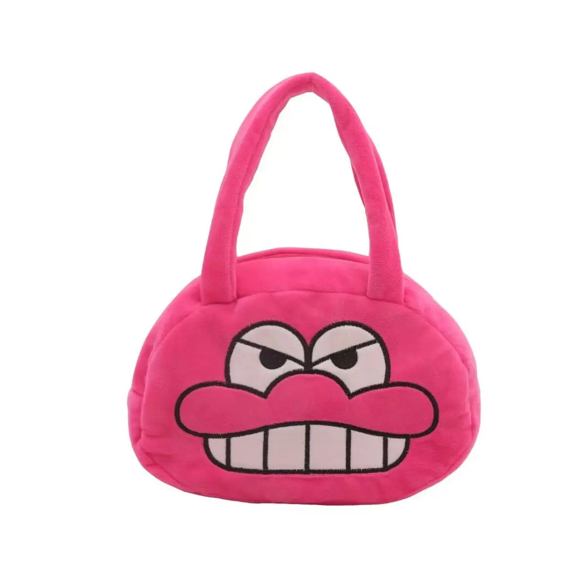 Crayon Shin-chan Plush Handbag Cute Cartoon Crossbody Bag Large Capacity Storage Bag Convenient Makeup Bag Fun Gift for Friends view 3