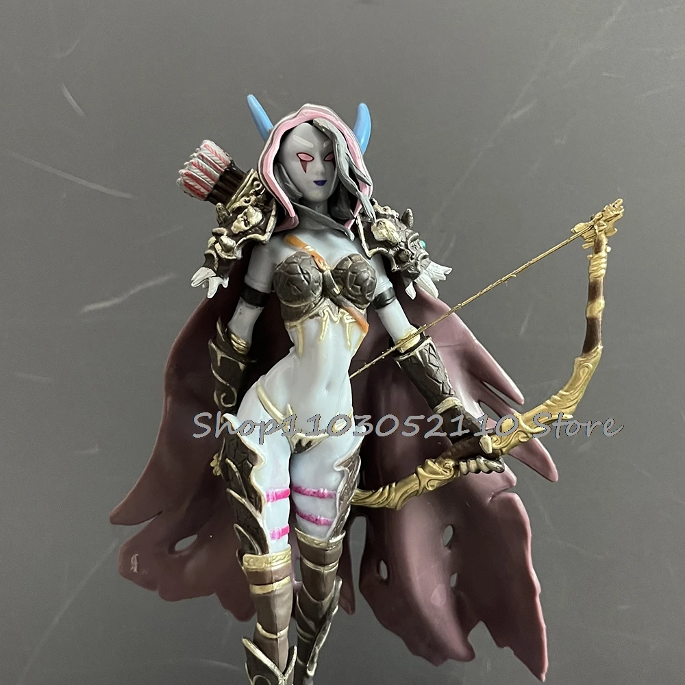 نجاح باهر سقوط ليتش الملك Arthas Sylvanas Windrunner Sylvan الرماية الملكة عمل نموذج لجسم اللعب دمية هدايا عيد الميلاد