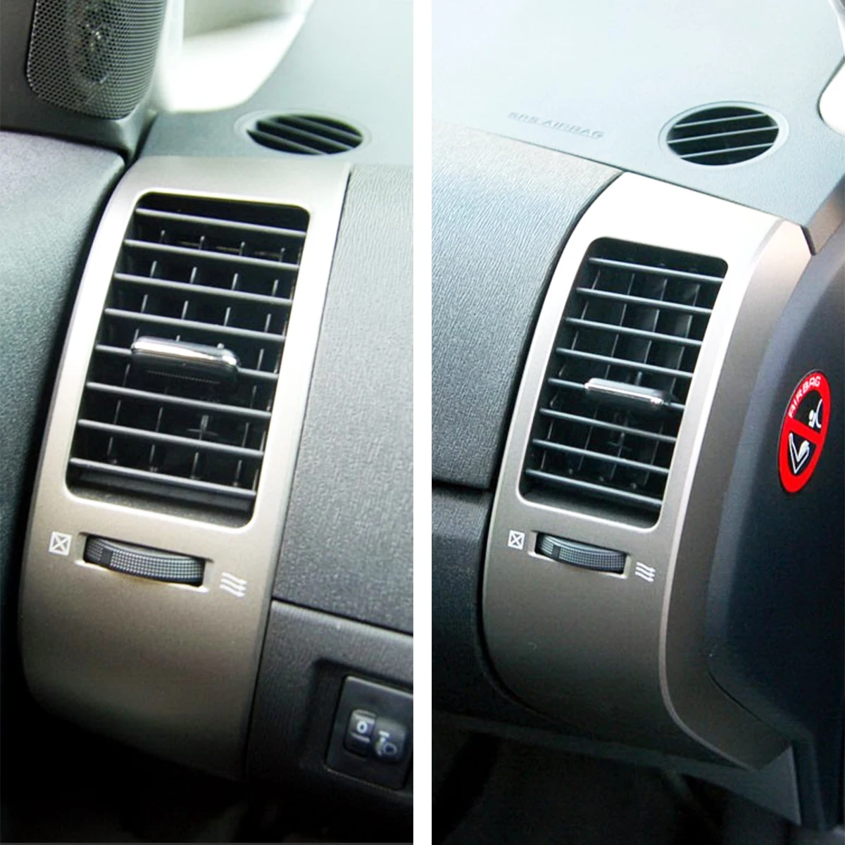 

HUIYAN Right and left 1 pair Car Air Conditioning A/C Vent Air Vent Side Pass for Toyota Prius 55660-47020