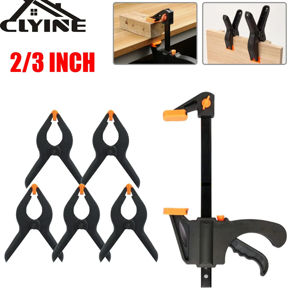 

2/3 Inch Table F Clamp Adjustable Woodworking Clamps Wood Working Tools Spring Clip Carpentry Clamps Pliers For Spring Clamps