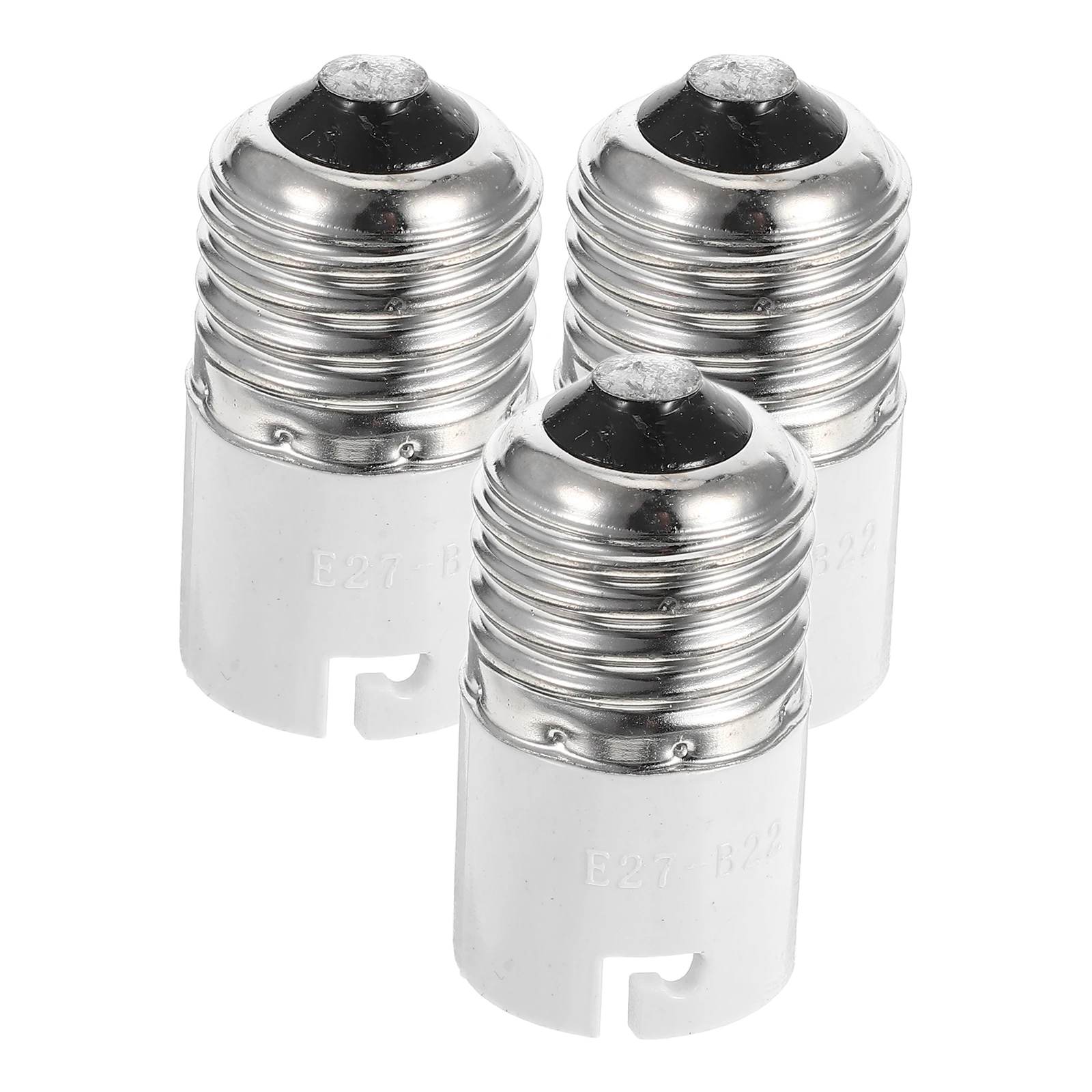 

OSALADI 3Pcs E27 to Lamp Holder Converter Socket Adapter for LED Halogen Bulbs Home Lighting Upgrade