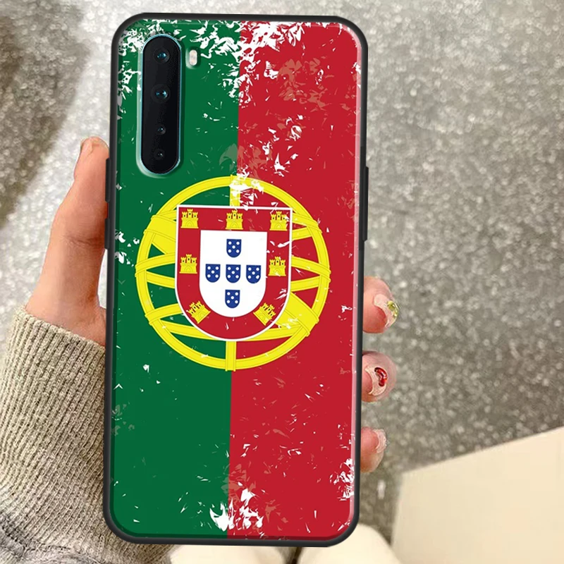 Portugal National Flag Case For OnePlus Nord 2 2T CE 2 Lite N100 N200 Cover For OnePlus 11 10 9 Pro Ace 8T 9R 10T