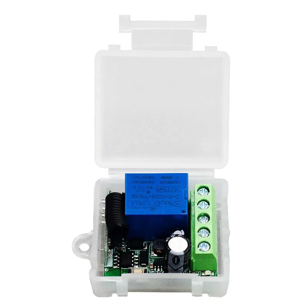 433 Mhz Fernbedienung Schalter DC5V 12 V 24 V 36 V 48 V 60 V 1CH Drahtlose Relais empfänger Modul RF Sender 433,92 Mhz Fernbedienung