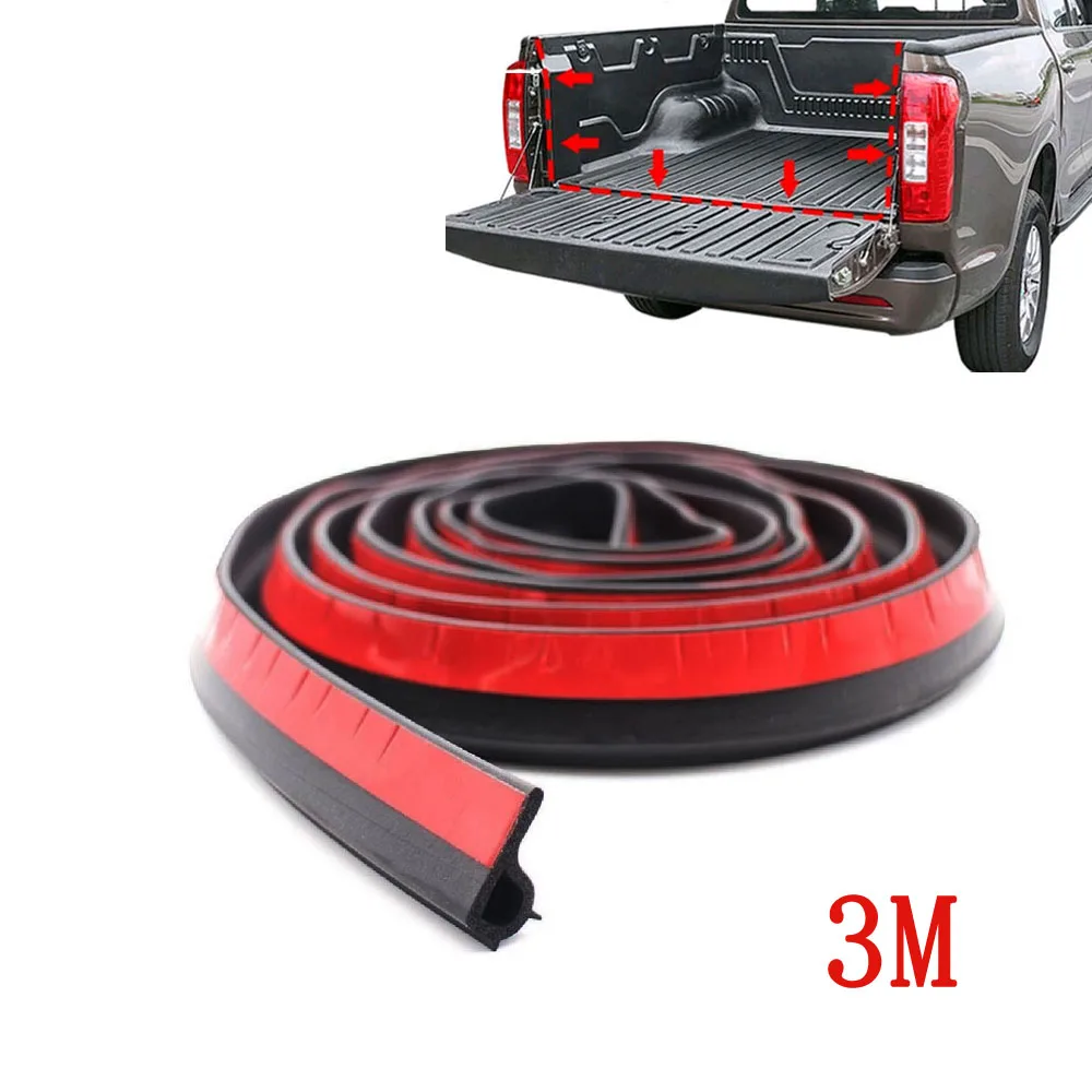 1Pc Car Universal P-Type Protective Strip Car Weather Stripping Sealing Strip Auto Door Adhesive Tailgate Seal Kit Accessories