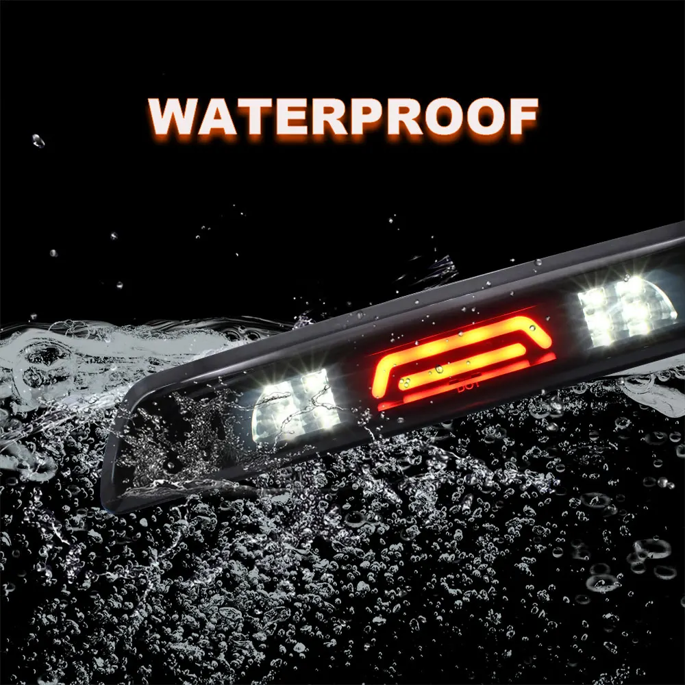 For Toyota Tundra 2007-2018 Third 3rd Tail Brake Light Reverse Cargo Lamp High Mount Pickup Taillight Stop Rear Lamp Accessories
